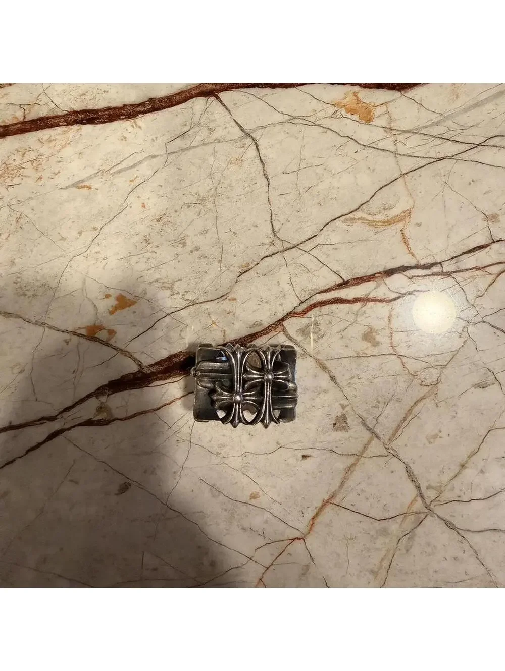 Chrome Hearts Square Cemetery Ring